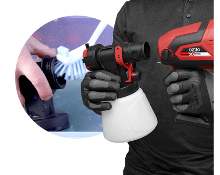 ความสะดวกในการทำความสะอาดกาพ่นสีไฟฟ้า