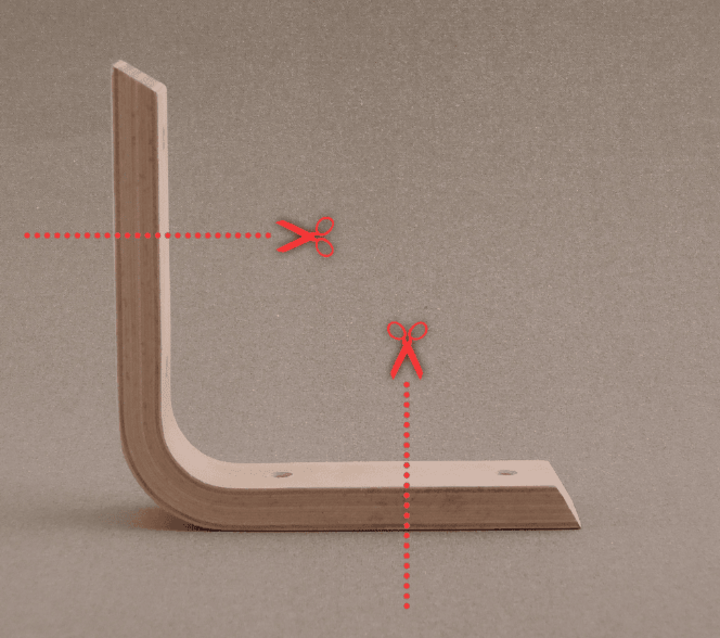 วงเล็บหิ้งตัด